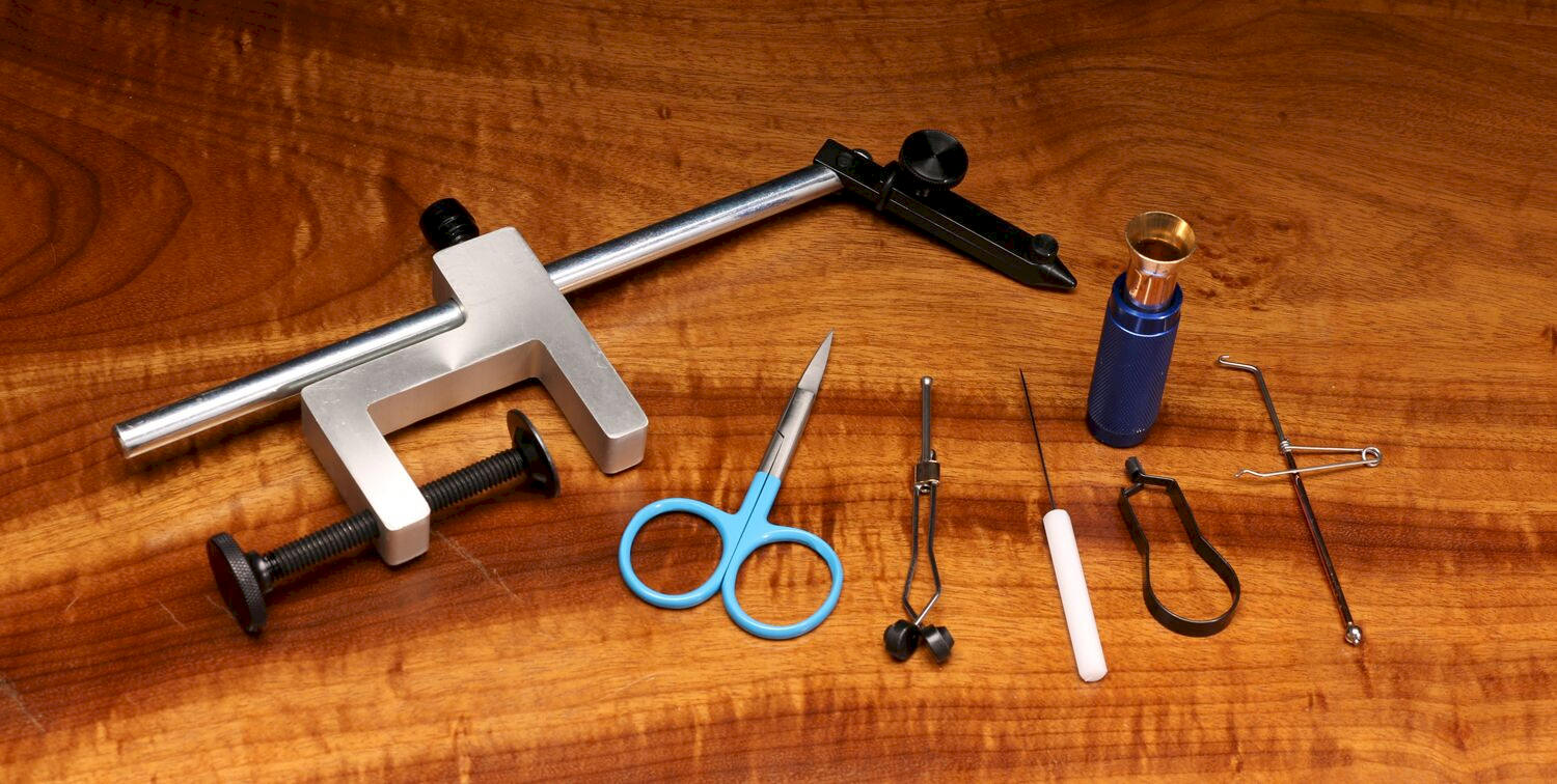 Hareline Dubbin Premium Tools & Vise Kit