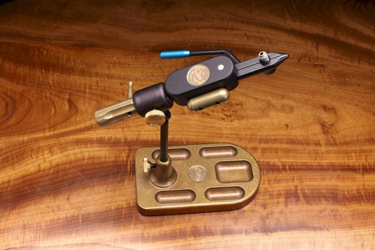 Hareline Dubbin Regal Revoulution Vise With Bronze Pocket Base