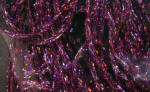 Hareline Dubbin Holographic Braid-Claret